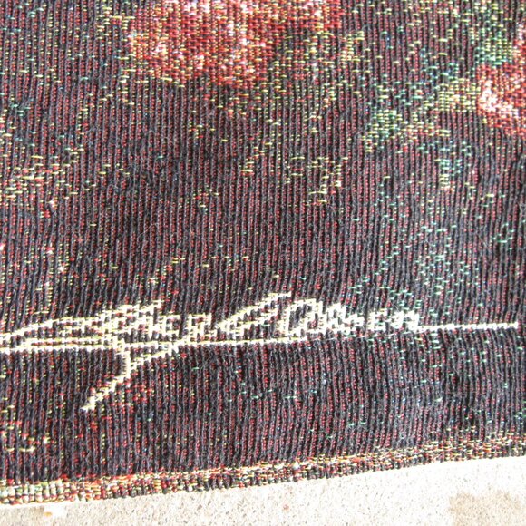 Manual Woodworkers Weavers Wall Tapestry Jesus w Child Precious in His Sight USA - Picture 5 of 8